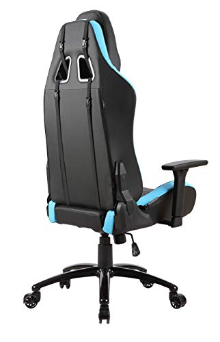 Newskill Takamikura - Silla gaming profesional (inclinación y altura regulable, reposabrazos ajustables, reclinable 180º), Color Azul