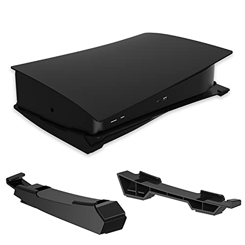 NexiGo PS5 Soporte Horizontal, [Diseño Minimalista], Soporte Base PS5, Compatible con Playstation 5 Disc y Ediciones Digitales, Negro