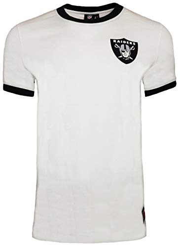 NFL Oakland Raiders Muscle Fit Ringer Camiseta (M)