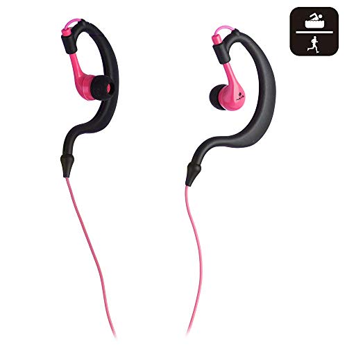 NGS Auriculares Deportivos Stereo Triton Pink Resistentes AL Agua IPX8