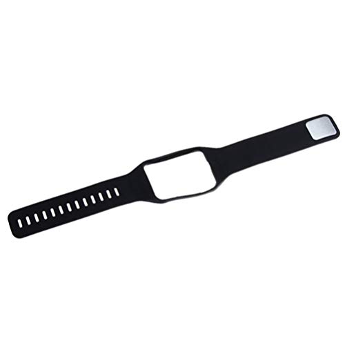 NICERIO Correa Deportiva Compatible con Samsung Gear S R750 Reloj - Correa de Repuesto de Silicona Suave Pulsera Impermeable diseño de Moda Hombres Mujeres (Negro)