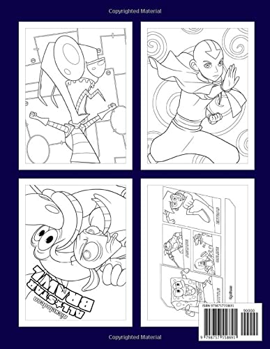 Nickelodeon All Star Brawl Coloring Book: Giving You Many Illustrations For Your Relaxation, Enjoyment And Happiness.