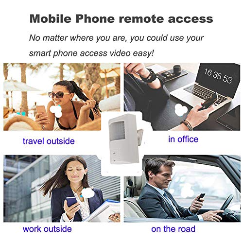 NightKing Cámara de seguridad IP oculta PoE 3MP espía oculta, lente de 3,7 mm, P2P, ONVIF, vista de aplicación gratuita