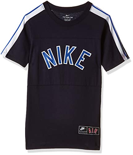 NIKE B NSW tee Air S+ Camiseta, Niños, Obsidian/Game Royal