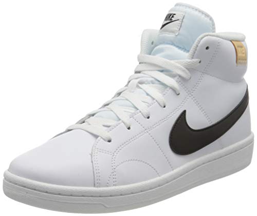 Nike Court Royale 2 Mid, Sneaker Hombre, White/Black-White Onyx, 42 EU