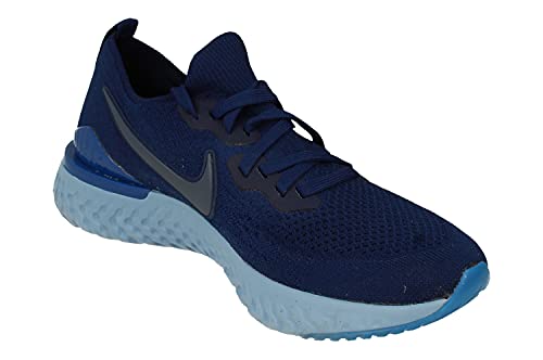 Nike Epic React Flyknit 2 Hombre Running Trainers Bq8928 Sneakers Zapatos (UK 9.5 US 10.5 EU 44.5, Blue Void 400)