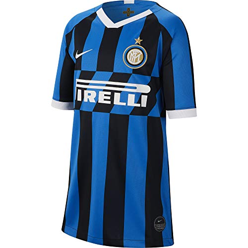 NIKE Inter Y Nk BRT Stad JSY SS Hm Camiseta, Unisex niños, Blue Spark/White, S
