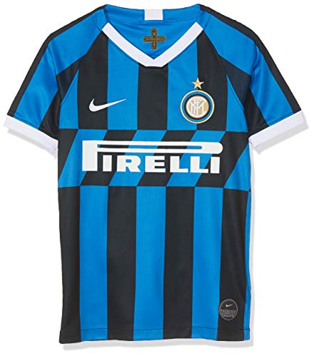 NIKE Inter Y Nk BRT Stad JSY SS Hm Camiseta, Unisex niños, Blue Spark/White, S
