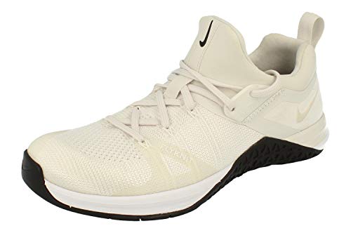 Nike Metcon Flyknit 3, Zapatillas de Triathlon Hombre, Multicolor (White/Platinum Tint/Platinum Tint/Black 100), 42 EU