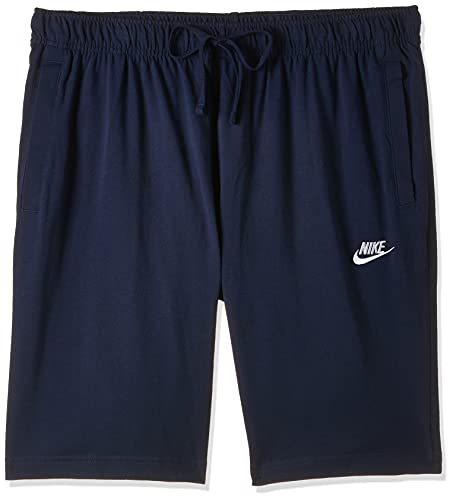 NIKE Pantalón M NSW Club Short JSY JGGR JSY XL Marino, Azul (Midnight Navy/ (White)