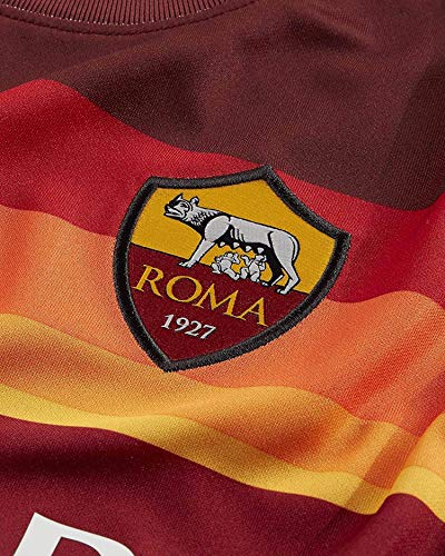 NIKE Roma M NK BRT Stad JSY SS Hm T-Shirt, Hombre, Team Crimson/Dark Team Red/University Gold Full Sponsor, S