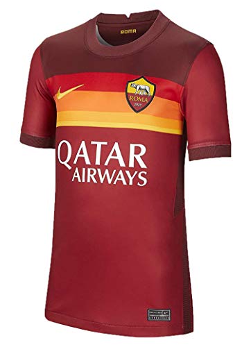 NIKE Roma M NK BRT Stad JSY SS Hm T-Shirt, Hombre, Team Crimson/Dark Team Red/University Gold Full Sponsor, S