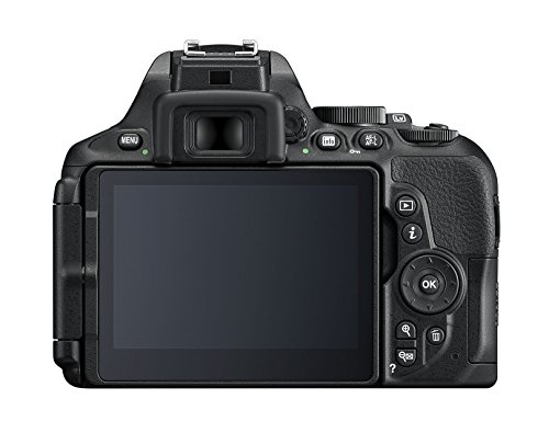 Nikon D5600 - Cámara réflex de 24.2 MP (pantalla táctil de 3", Full HD) negro - kit con objetivo AF-S DX 18 - 140 mm VR, versión europea
