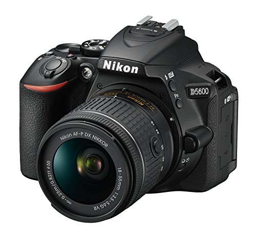 Nikon D5600 - Cámara réflex de 24.2 MP (pantalla táctil de 3", Full HD) negro - kit con objetivo AF-S DX 18 - 140 mm VR, versión europea