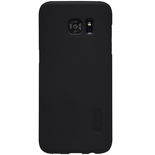 NILLKIN Frosted Shield - Carcasa Trasera Protectora y Antideslizante + Film de Pantalla para Samsung Galaxy S7 Edge, Negro