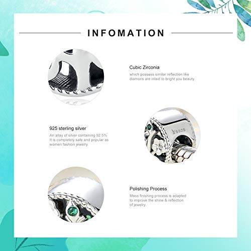 NINGAN Árbol de vida familiar Bundle Plata de ley 925, compatible con pulseras y pulseras europeas (Árbol de vida familiar)