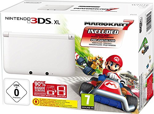 Nintendo 3DS XL blanco incl. Mario Kart 7