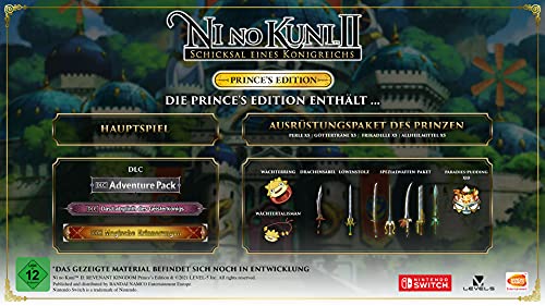 Nintendo BANDAI NAMCO Entertainment Ni No Kuni II: Revenant Kingdom Prince's Edition Alemán, Inglés Switch