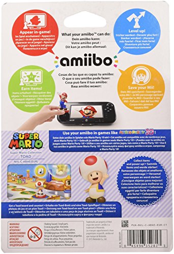 Nintendo - Colección Super Mario, Figurina Amiibo Toad