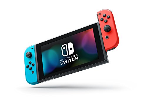 Nintendo Switch Consola 32Gb Azul/Rojo Neón + Super Mario Odyssey + Zelda: Breath of the wild - MEGAPACK