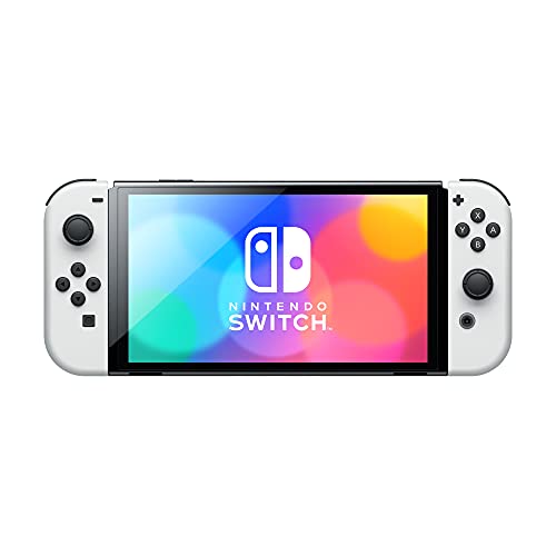 Nintendo Switch (OLED model) with White Joy-Con
