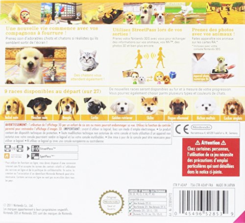 Nintendogs + Cats Golden Retriever & Ses Nouveaux Amis - Nintendo Selects [Importación Francesa]