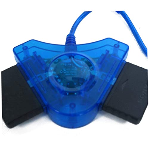 NiseWuds Adaptador de Controlador USB para Controladores PSX y PS2 Controlador de Puerto Dual a PC Adaptador USB Convertidor de componentes de computadora
