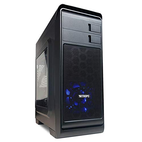 NITROPC - PC Gamer Nitro X *Rebajas* (CPU Quad-Core 4 x 3,80Ghz, T. Gráfica R7 2GB, HDD 1Tb, Ram 16GB + Windows 10 64 bits Prel.) + WiFi de Regalo. pc Gamer, pc Gaming, Ordenador para Juegos