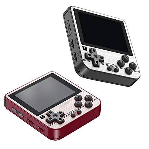No application Consola de juegos retro ABS de 2100 mAh, multifuncional de mano, consola de bolsillo portátil con puertos USB de 3,5 mm, ranuras para tarjetas TF para PSP/N64/NDS/PS