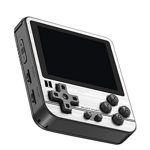 No application Consola de juegos retro ABS de 2100 mAh, multifuncional de mano, consola de bolsillo portátil con puertos USB de 3,5 mm, ranuras para tarjetas TF para PSP/N64/NDS/PS