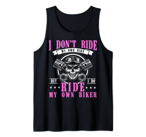 No monto en mi propia bicicleta, pero hago montar mi propio humor motorista Camiseta sin Mangas