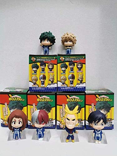 No My Hero Academia 6 PC Midoriya Izuku Bakugou Katsuki Alle Might Modell Acción 5cm Regalo Escultura Juguete Decoración Artesanía Estatua