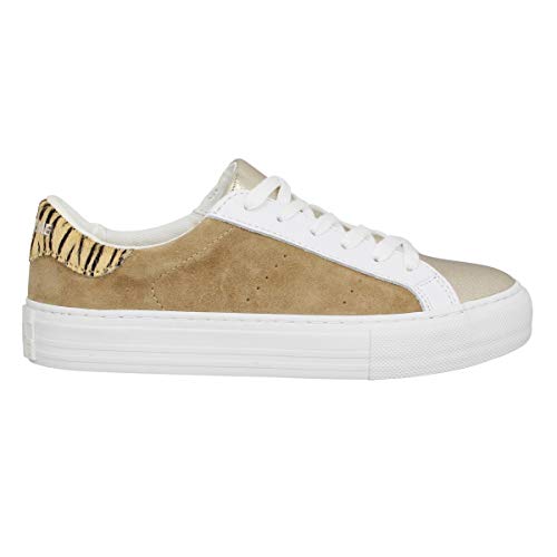 No Name Arcade Forever Suede - Zapatillas para mujer, color dorado y beige, Beige (beige), 38 EU