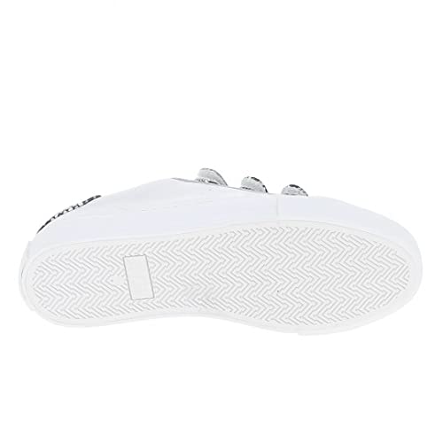 No Name Arcade Straps Nappa Kobra - Correa de napa, Blanco (blanco), 40 EU