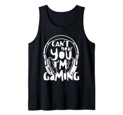 ¿No puedes escuchar estoy jugando | arcade online player Camiseta sin Mangas
