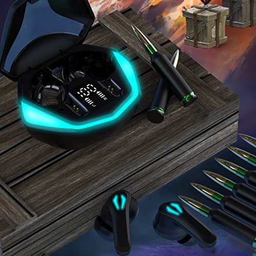 Noise Cancellation Wireless Earbuds One Touch Headset Stereo Headphones Wireless Headset Long Transmission Distance Wireless Headset with Microphone for Phone Computer Laptop USB Adapter Desk Phone