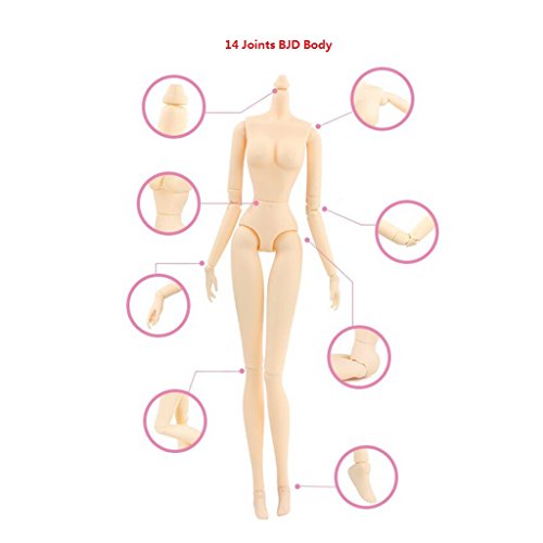 NON MagiDeal 1/6 Scale Vinyl Doll 14 Articulaciones Costume Gemini Constellation Doll DIY Making Postures Home Display Decor Collections