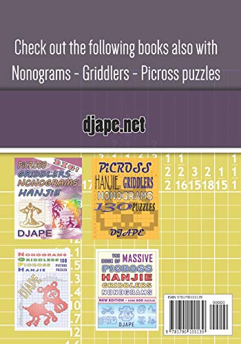 Nonograms Griddlers Picross Hanjie book: Japanese Crossword Picture Logic Puzzles: 3 (Picross Books)