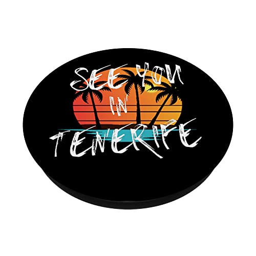 Nos Vemos En Tenerife España Canarias Vacaciones Tenerife PopSockets PopGrip Intercambiable