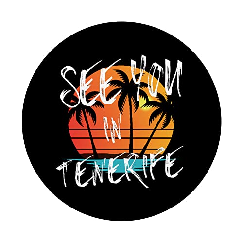 Nos Vemos En Tenerife España Canarias Vacaciones Tenerife PopSockets PopGrip Intercambiable