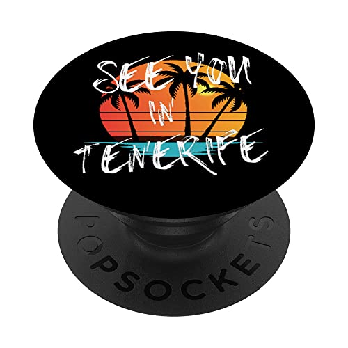 Nos Vemos En Tenerife España Canarias Vacaciones Tenerife PopSockets PopGrip Intercambiable