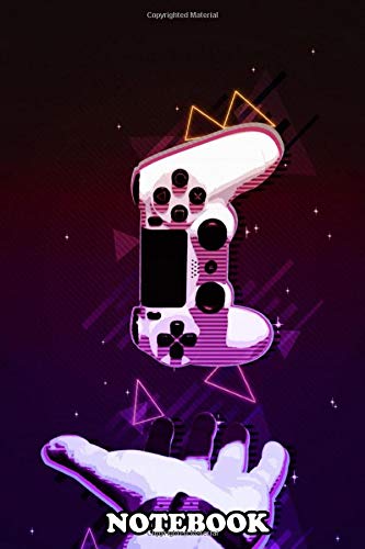 Notebook: Controller Ps4 , Journal for Writing, College Ruled Size 6" x 9", 110 Pages