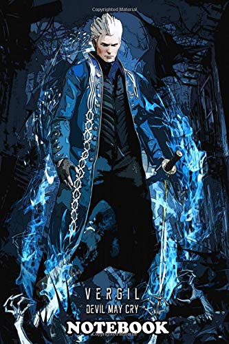 Notebook: Devil May Cry 3 Vergil Sparda , Journal for Writing, College Ruled Size 6" x 9", 110 Pages