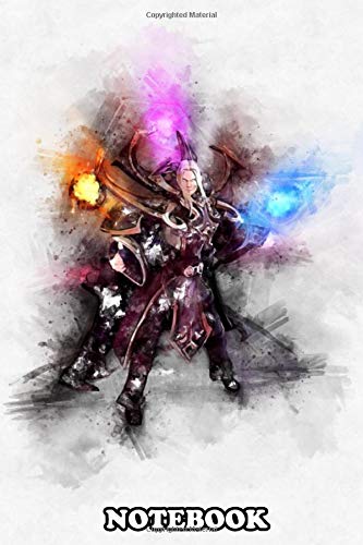 Notebook: Invoker , Journal for Writing, College Ruled Size 6" x 9", 110 Pages