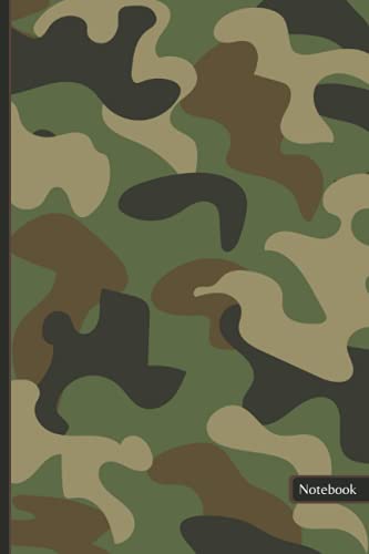 Notebook: Lined notebook Journal | military uniform Matte Cover | 6"x 9" inches | 120 College-ruled Pages | Diary & Composition Book