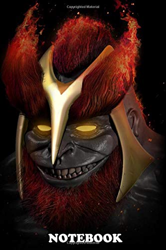 Notebook: Mars Fan Art Dota 2 , Journal for Writing, College Ruled Size 6" x 9", 110 Pages