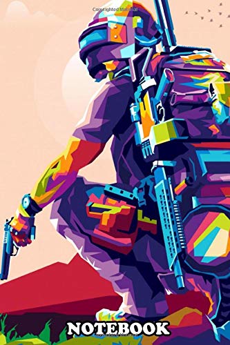 Notebook: Pubg Mobile , Journal for Writing, College Ruled Size 6" x 9", 110 Pages