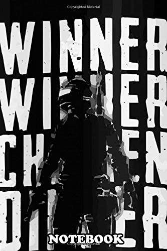 Notebook: Pubg Winner Winner Chicken Dinner Poster , Journal for Writing, College Ruled Size 6" x 9", 110 Pages