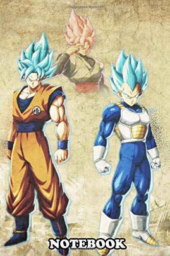 Notebook: Super Saiyans Blue , Journal for Writing, College Ruled Size 6" x 9", 110 Pages