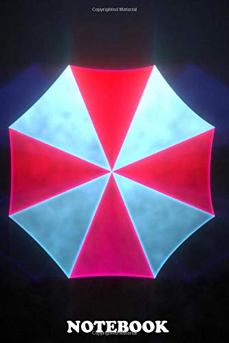 Notebook: Umbrella Corporation , Journal for Writing, College Ruled Size 6" x 9", 110 Pages